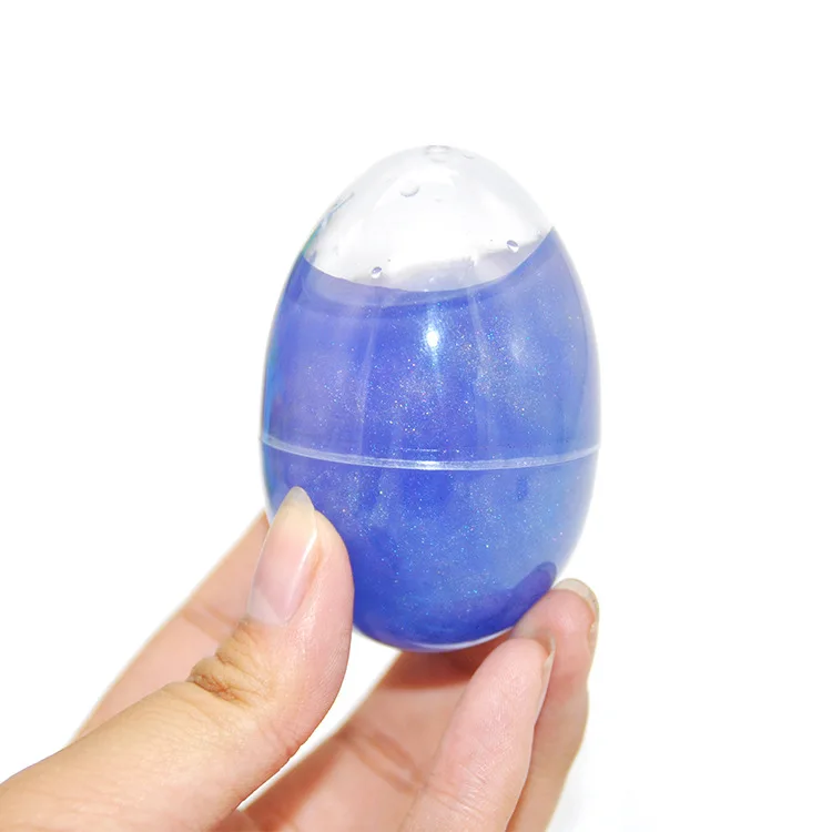 DIY Цветная глина слизь яйцо полимерные бусины для пушистых хрустальных слизи яйцо Эластичные Игрушки Дети интерактивные игрушки