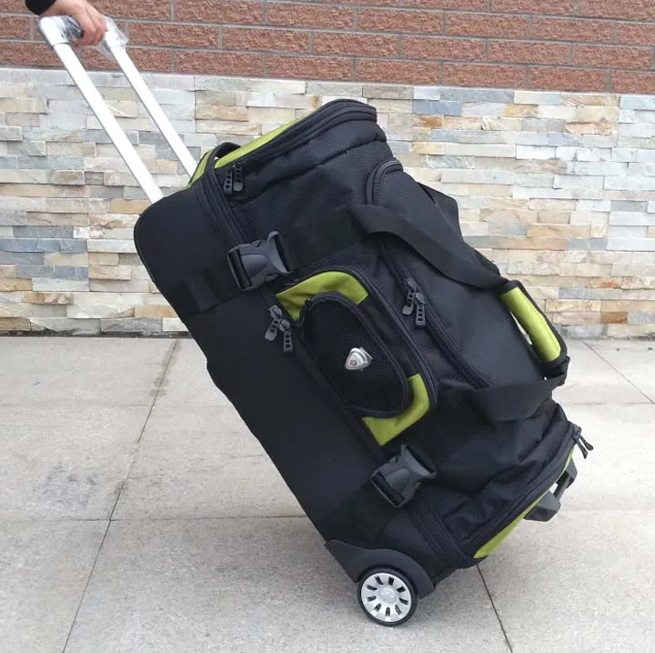 Большая вместительная сумка для путешествий 27/32 дюймов, студенческий багаж на колесиках, мужской деловой рюкзак на колесиках, чемоданы на колесиках