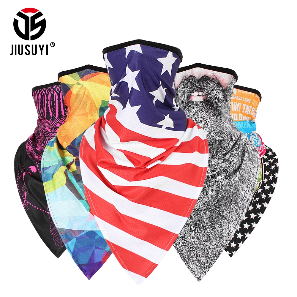 

Summer Absorb Sweat Neck Gaiter Bandana Face Mask Cover Bicycle Guard Tube Head Shield Scarf Sun Headband Balaclava Men Women