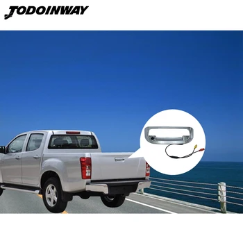 

Car rear door handle Switch cover with Rear View Parking Backup Camera Tailgate Cover sticker For ISUZU D-MAX DMAX Pick up