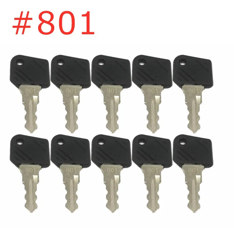 10pc linde KEY 0009730419 linde 801 Ignition Key Forklift High Lift Truck Ant Linde Key 0009730419 0009701304