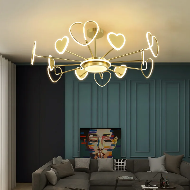 

Cdelier In Simple Modern Household Dining Room Lamp Northern Europe Light Luxury Atmosphere Bedroom Room Lamp