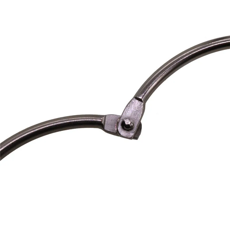 20 Pcs Loose ring Keychain Stainless steel ring Notebook loose-leaf Multi-functional steel 20/30/25/68/82/45/55/38mm