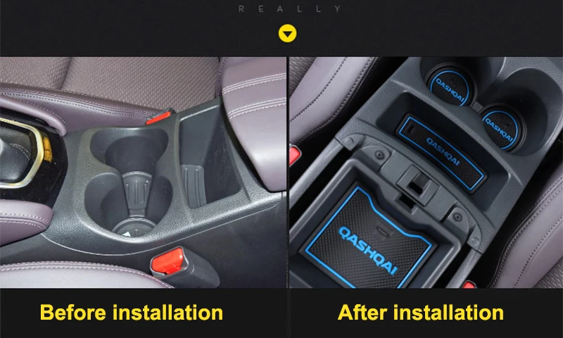 Non-slip Auto Interior Door Gate Pad Cup Mat For Nissan