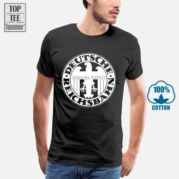 

2018 Summer Fashion Men T Shirt T Shirt German Reichsbahn German Empire Reich Eagle Deutsche Bahn