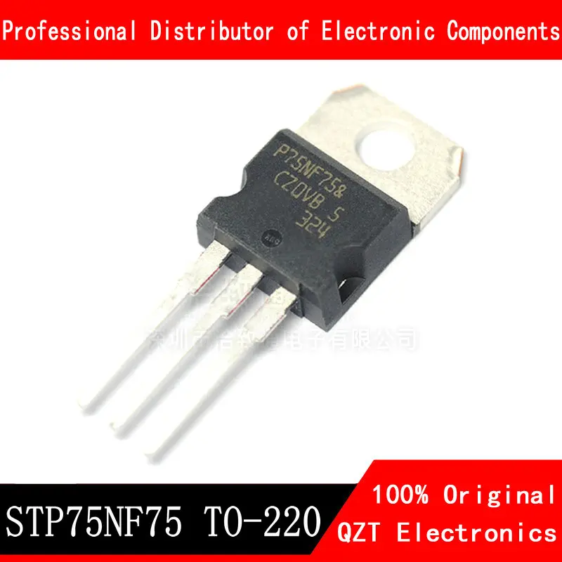 10pcs/lot STP75NF75 TO-220 P75NF75 TO220 75NF75 MOS FET transistor new original In Stock 10pcs fqpf10n60c to 220 10n60c 10n60 to220 fqpf10n60 mos fet transistor in stock