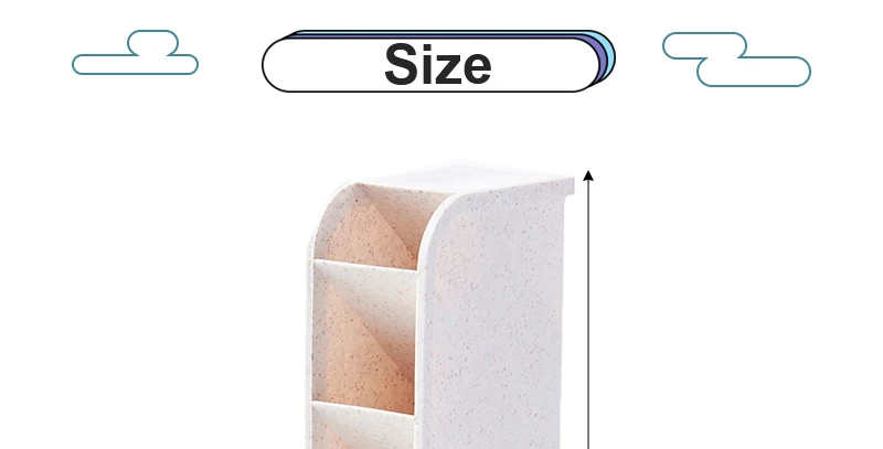 Newest Pencil Pen Case Storage Boxes Drawer Divider Makeup Brush Stand Toothbrush Organizer Table Desk Home Office Organization_01