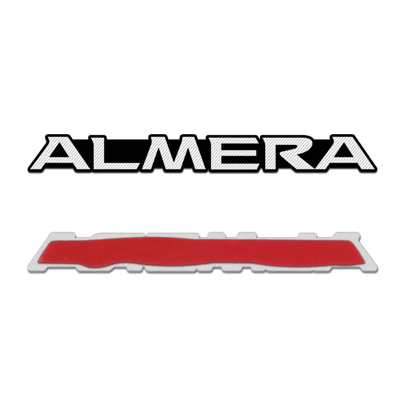 4pcs car audio decorate 3D Aluminum Badge Emblem Sticker For Nissan Almera G15 N16 Car-Styling Accessories