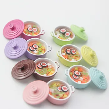 

1:12 /1:6 Dollhouse Toys Miniature Scene Model Ceramic Pots Pretend Play Toy Toy Gift Children Accessories Miniature Model Toy