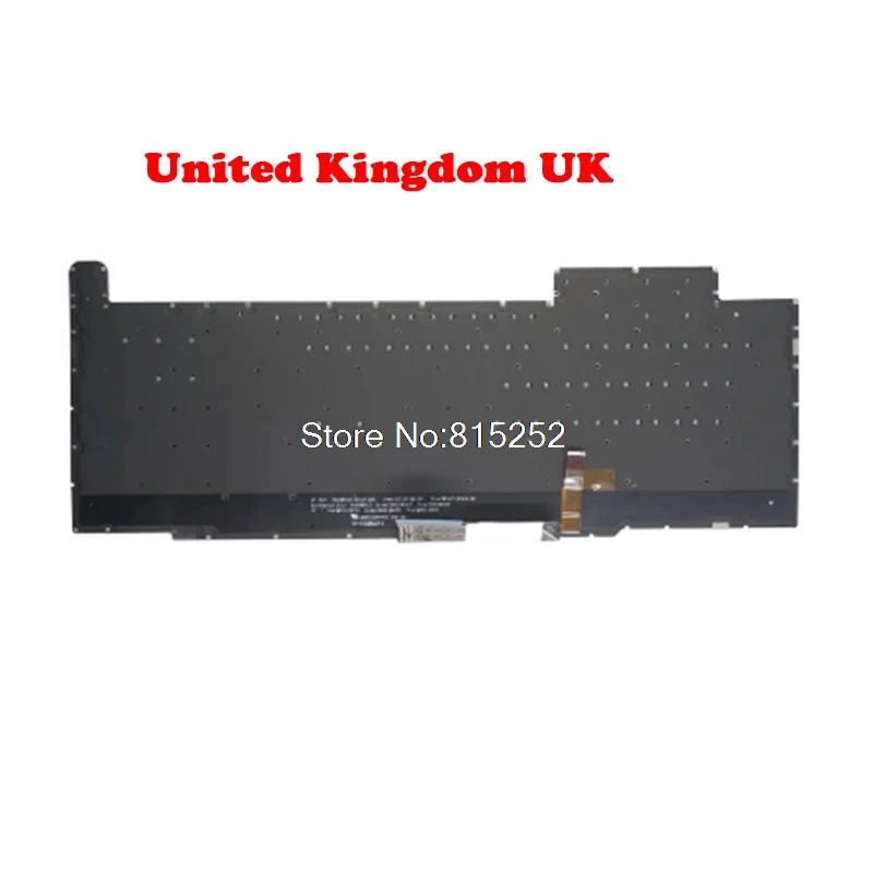 

Laptop Keyboard For ASUS GM501G GM501GM GM501GS GU501G GU501GM GU501GS United Kingdom UK Black With Backlit V172462A