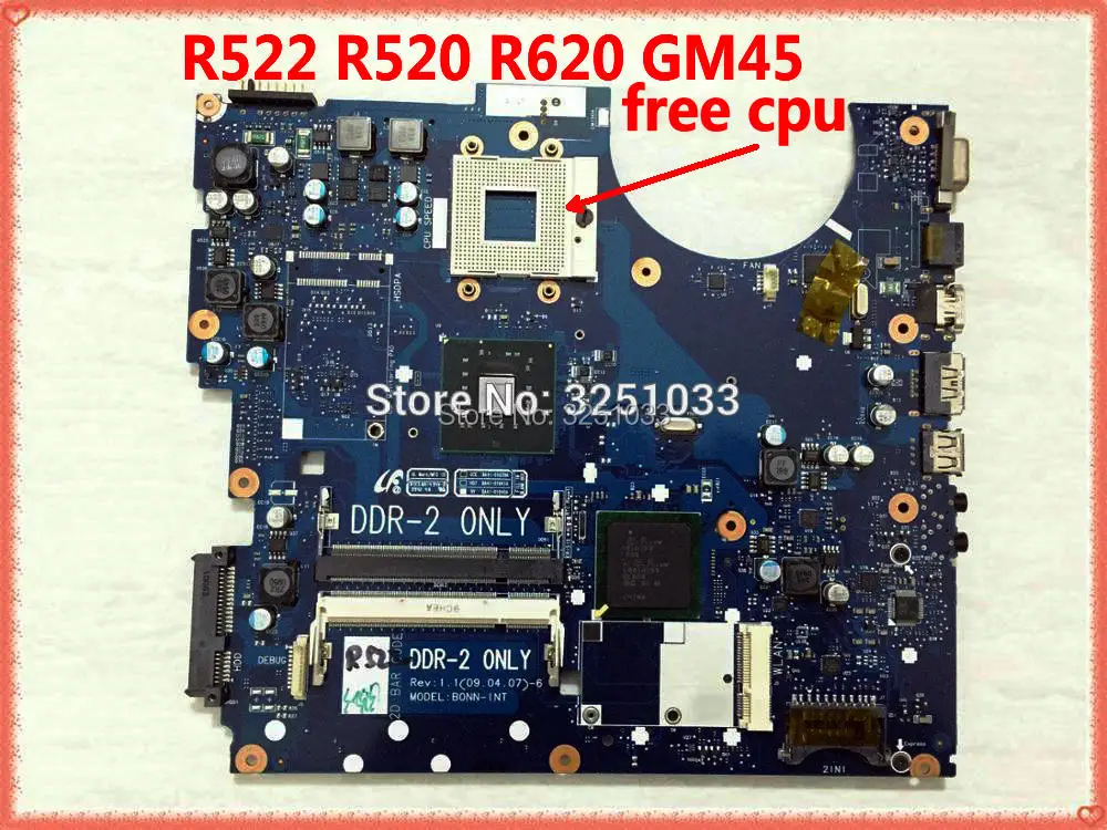 for Samsung R522 R520 Laptop Motherboard BA41