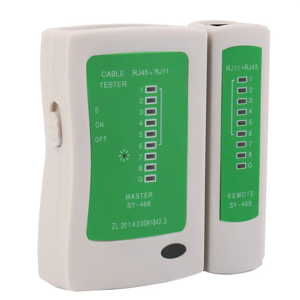 

Professional Network Cable Tester RJ45 RJ11 RJ12 CAT5 UTP LAN Cable Tester Networking Tool Handheld Wire Telephone Line Detector