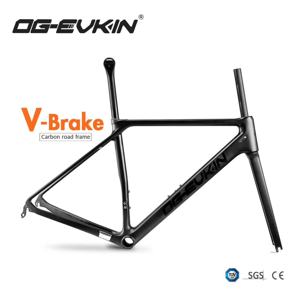 PROD 33010417108 OG-EVKIN CF-025 Carbon Road Frame V-Brake Bicycle
Frame Super Light BB86 700C x 25C Di2&Mechanical Bike Frames Frameset
Racing