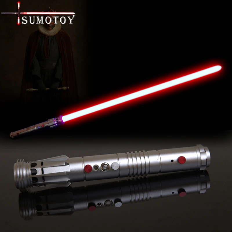 

SUMOTOY MER Lightsaber RGB Jedi Sith Force Heavy Dueling Light Saber with Foc Lock Up Metal Handle Sword Adult Kids Light Gift