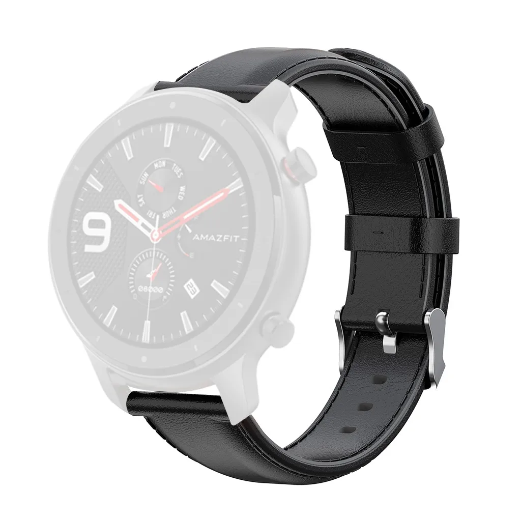 Кожаный сменный ремешок для часов для AMAZFIT GTR Смарт-часы 47 мм Высокое качество