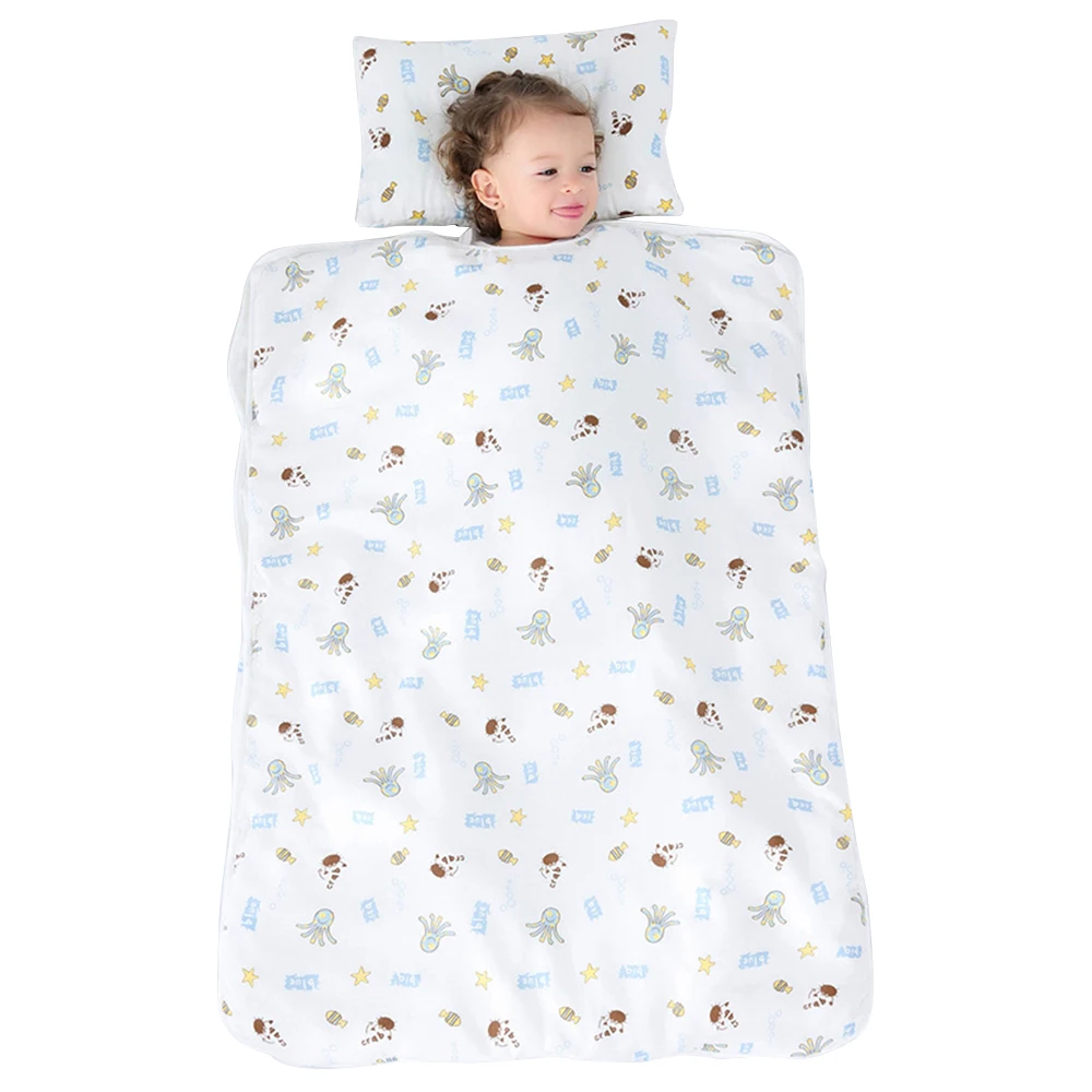 Детский матрас, хлопковая Подушка для сна для детей дошкольного возраста, детский сад, дорожная подушка, спальный мешок - Цвет: Nap Mat L