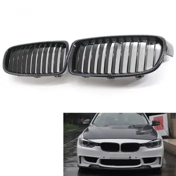

For BMW 3 Series F30 F35 2012 2013 2014 2015 2016 Car accessries Front Kidney Grill Grilles Matte Black Car Styling Racing Grill