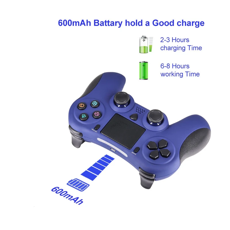 Для PS4 Elite джойстик двойной вибрации 6-Axis Bluetooth Беспроводной игровой контроллер с 3,5 мм Mic L3 R3 кнопки Пресс Экран