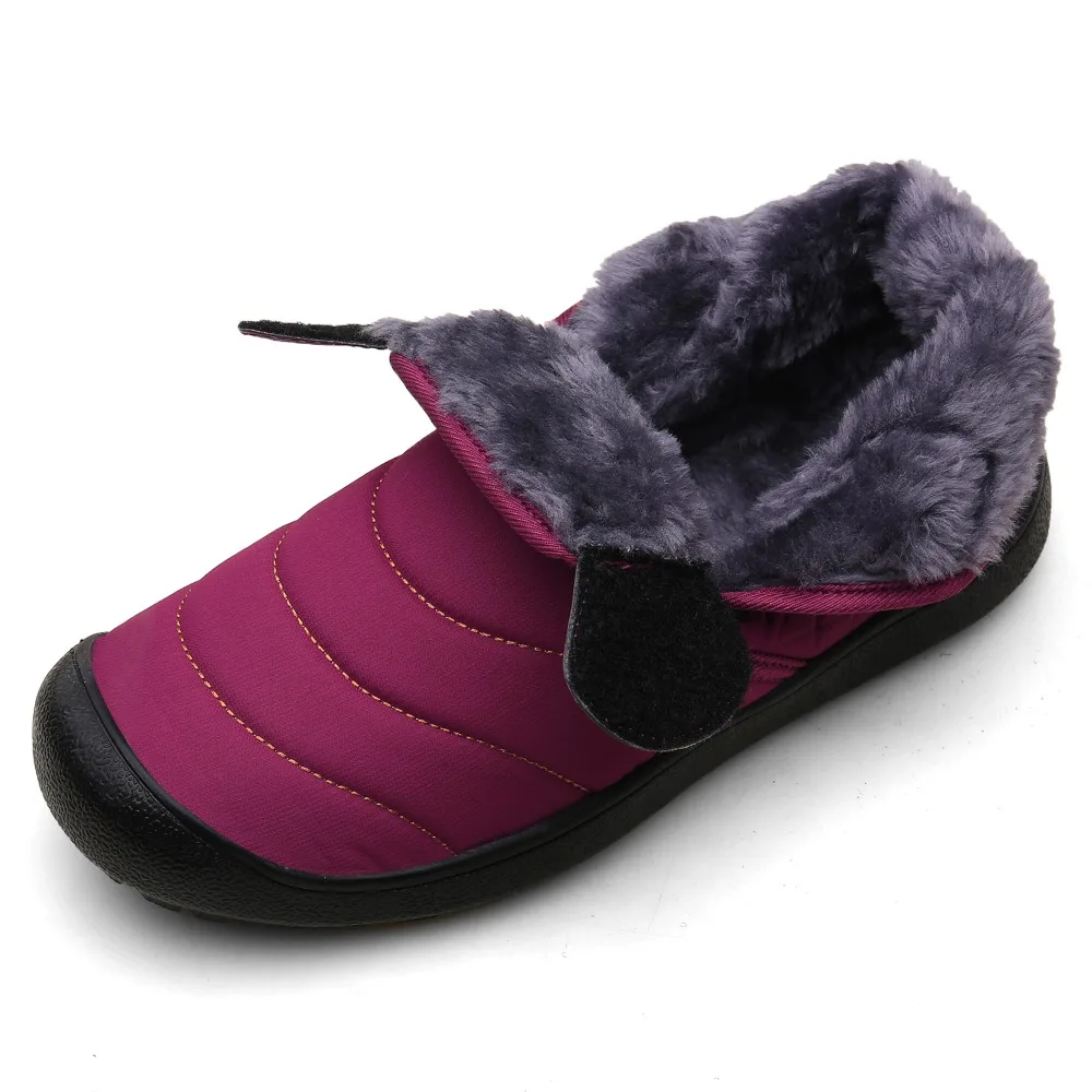 Новинка; модная мужская зимняя обувь; однотонные зимние ботинки с плюшевой подкладкой; нескользящая подошва; сохраняющие тепло водонепроницаемые ботильоны; большие размеры