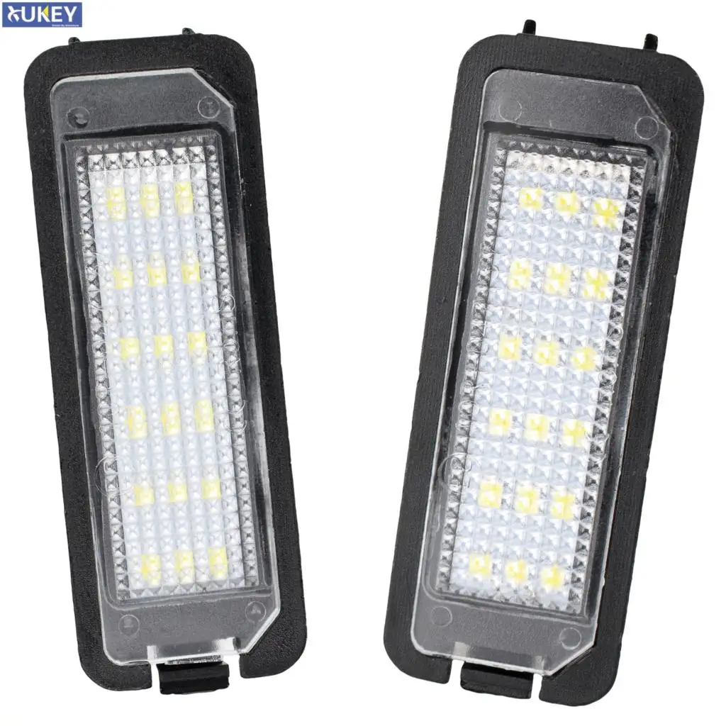 2Pcs Universal 12V 18 LED Car License Number Plate Lights Tail Lamp Bulbs for VW GOLF 4 5 6 GTI Passat B6 Lupo Scirocco Polo | Автомобили