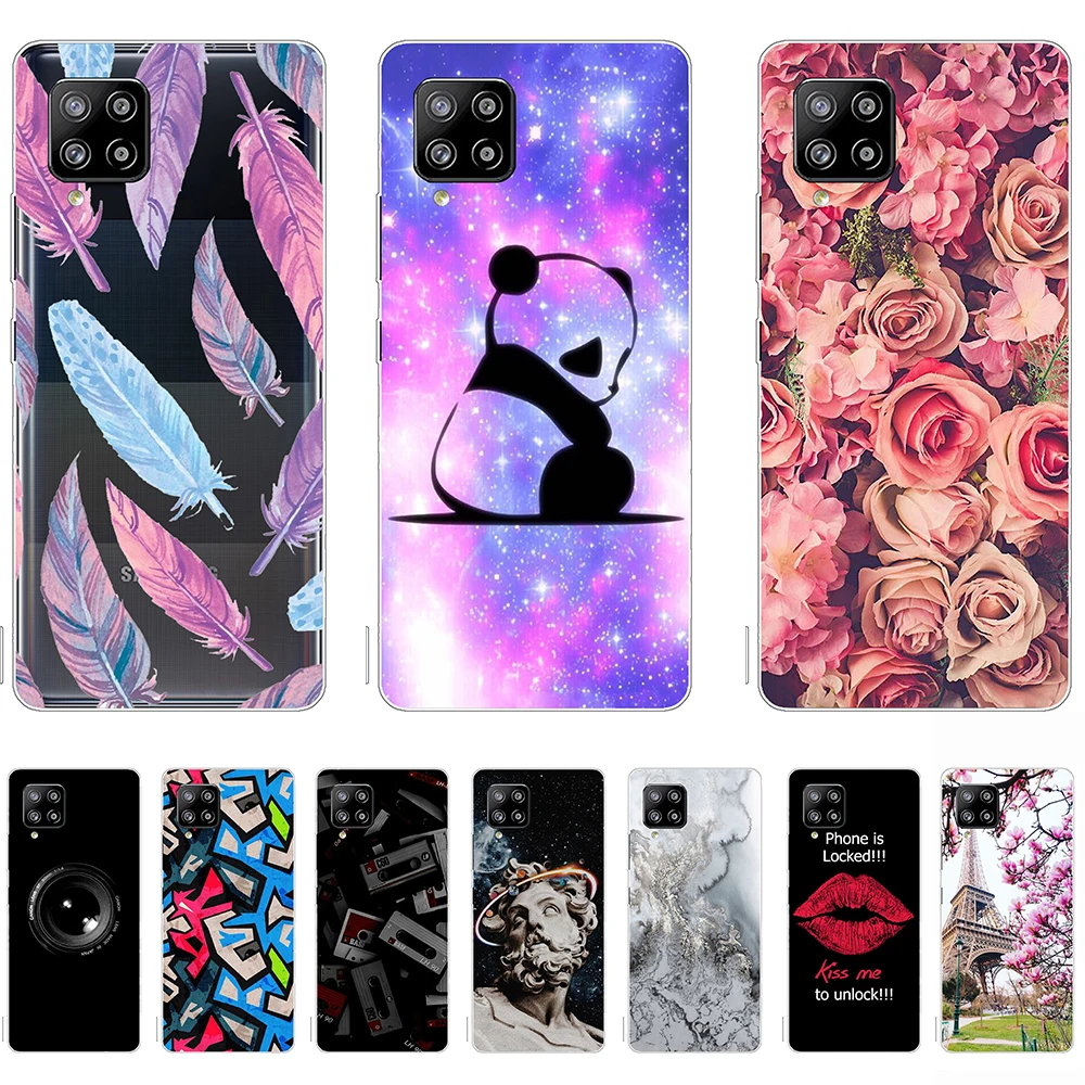 

Silicon Case for Samsung Galaxy A42 Luxury Transparent Shell Phone Cover 6.6 Inch Durable Shockproof Funda Coque Etui Bumper