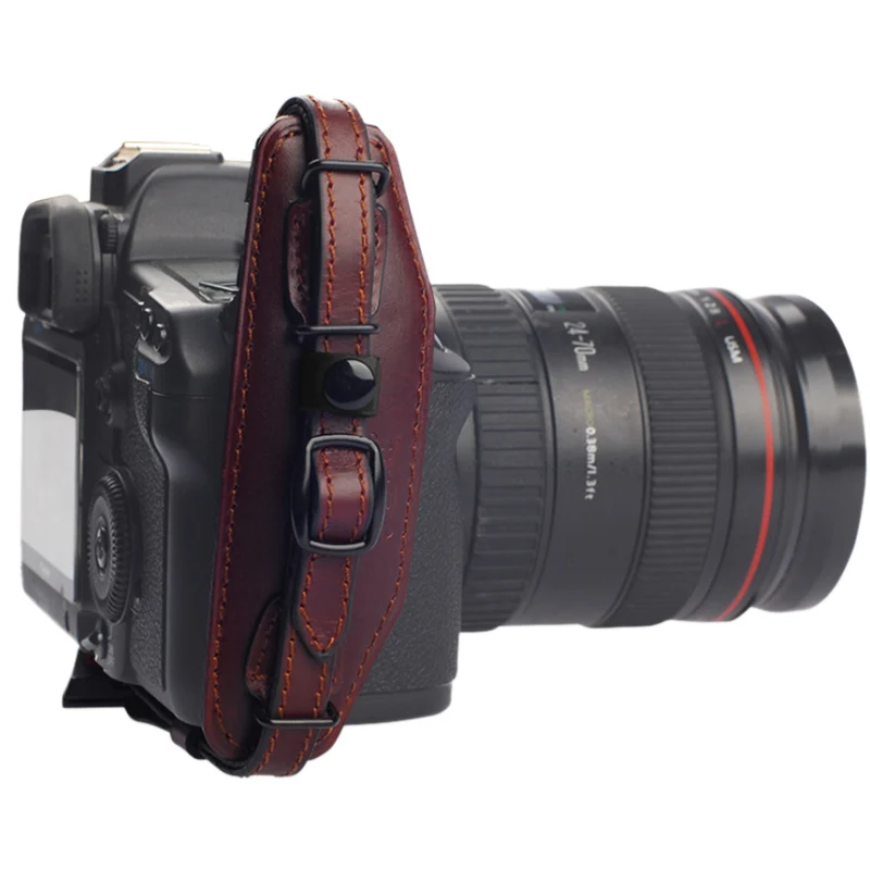 Ручной ремешок для камеры с металлической быстроразъемной пластиной для Canon Nikon Pentax SLR DSLR Улучшенная воловья камера s наручный ремешок