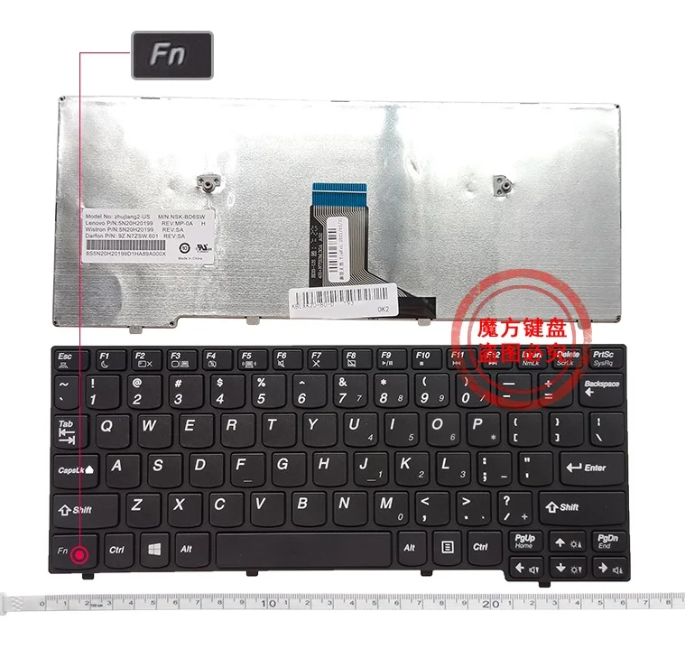 Original Novo Teclado dos Eua para o Lenovo K2080 K2030 K2070 K20 40 45 75 K20-35 K2450 K2190 Teclado Inglês