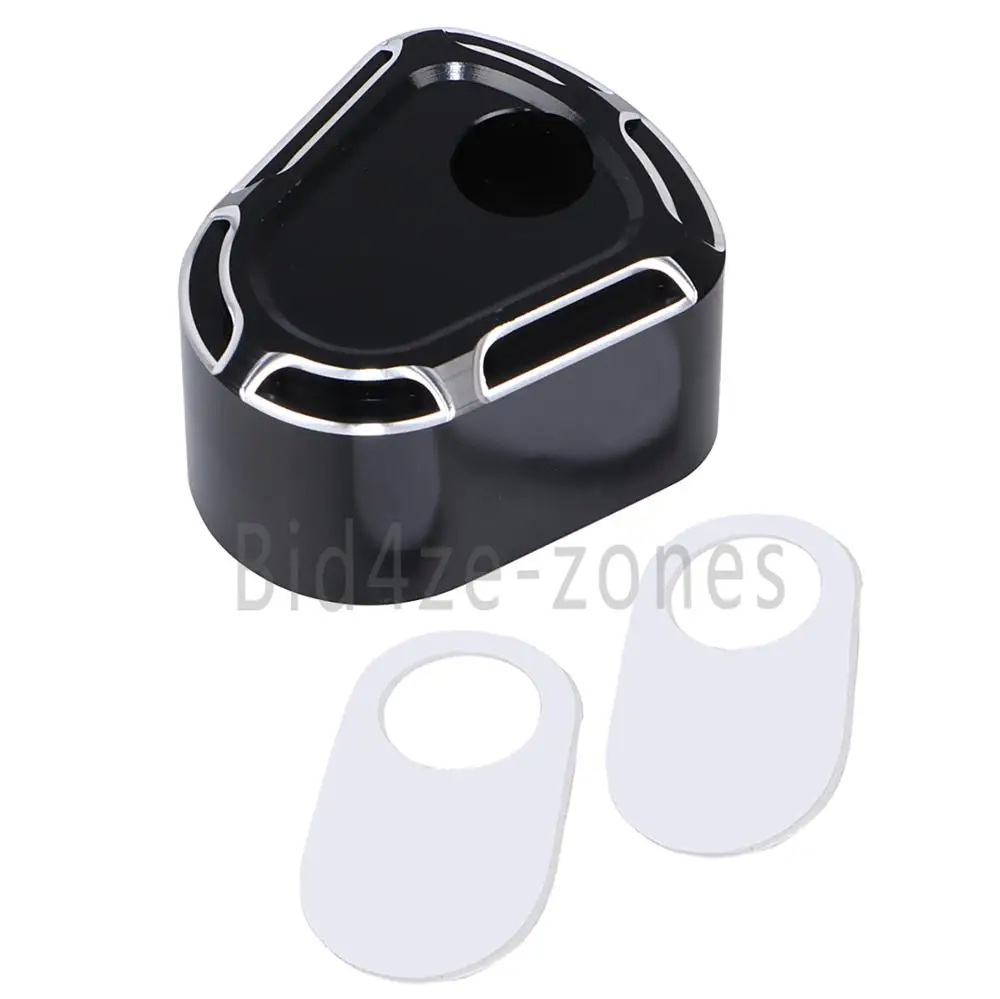 

Motorcycle Ignition Switch Cover CNC Cut Black For Harley Touring Electra Road Glide FLTRI FLT FLHT 1993-2006