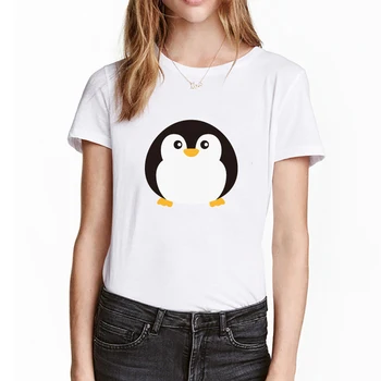 

Casual Short Sleeve O-Neck Harajuku Cartoon Tshirt Print Female Clothing Kawaii Cartoon Animal Pattern Printed Women T Shirt