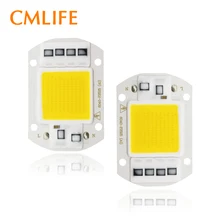 Светодиодный светильник COB Чип Smart IC нет необходимости в драйвере 220 В лампада светодиодный светильник лампа 10 Вт 20 Вт 30 Вт 50 Вт Светодиодный точечный светильник прожектор светильник DIY светильник ing