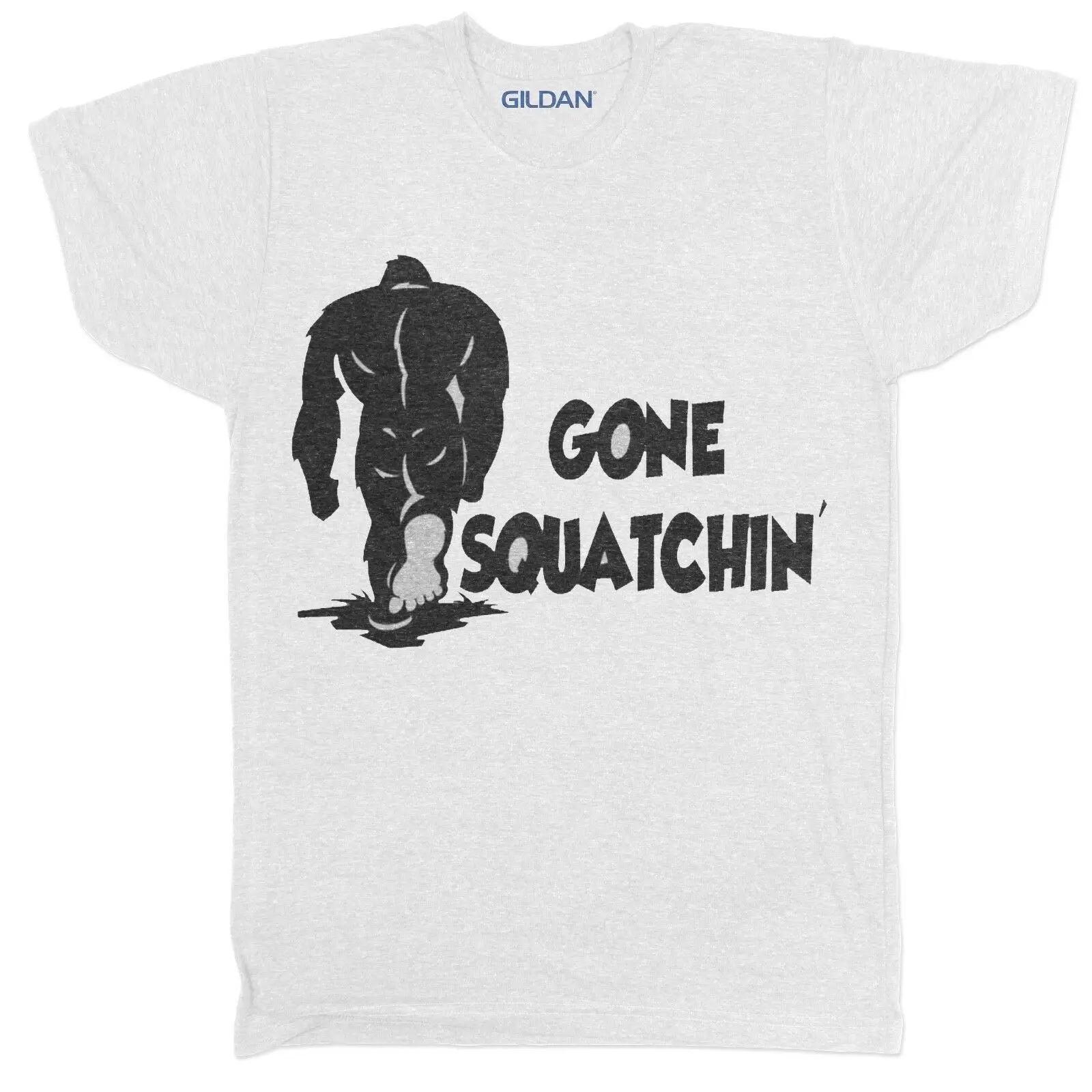 GONE скватчин большие ноги SASQUATCH yetti Охотник Мужская фильм футболка топы оптом на