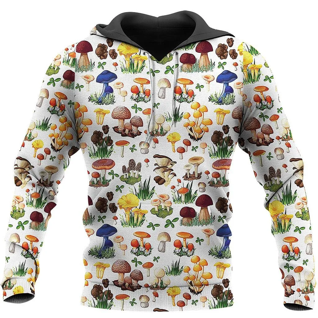 

Mushroom Pattern 3D All Over Printed Hoodies Autumn Fashion Casual Sweatshirt Unisex Hip Hop Jackets