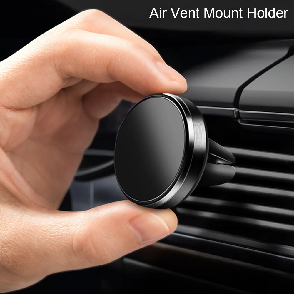 Soporte magnético para teléfono Redmi Note 8 Huawei en coche GPS soporte de ventilación de aire soporte magnético para teléfono de coche para iPhone 7 11 Samsung