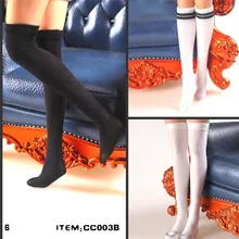 

In Stock 1/6 Scale CCTOYS CC003 Female Long Socks Stockings Clothes For 12'' Female Action Figure Body Model