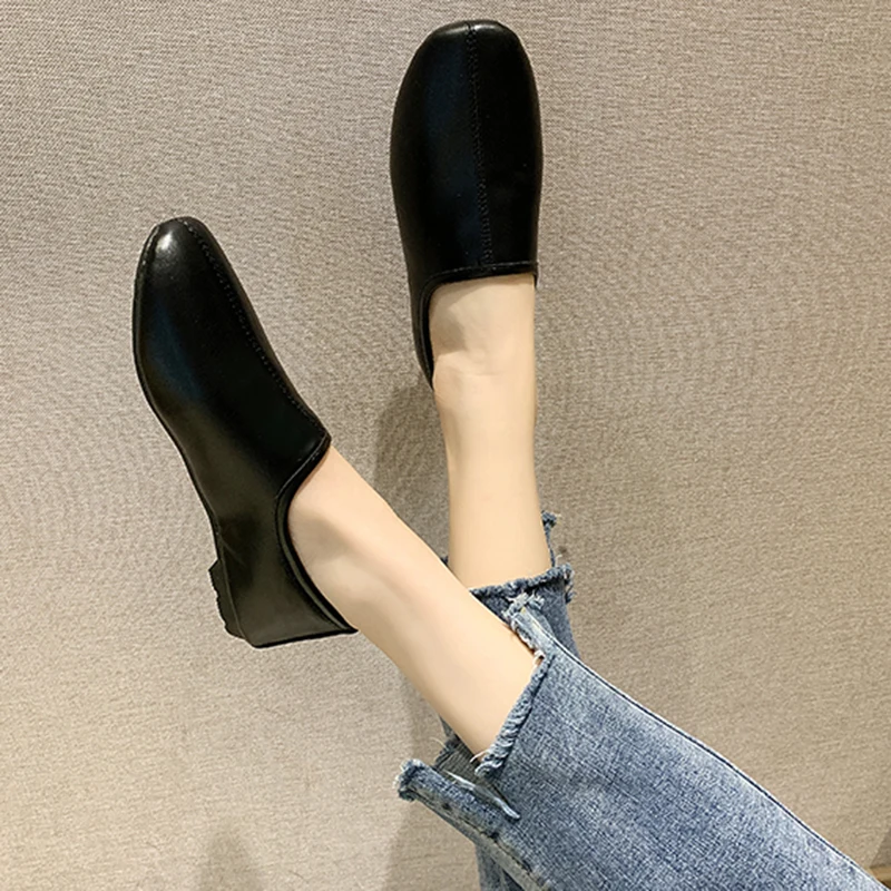 pregnant flats non-slip lazy loafers casual solid brief comfort plush moccasins winter warm women slip on flats espadrilles
