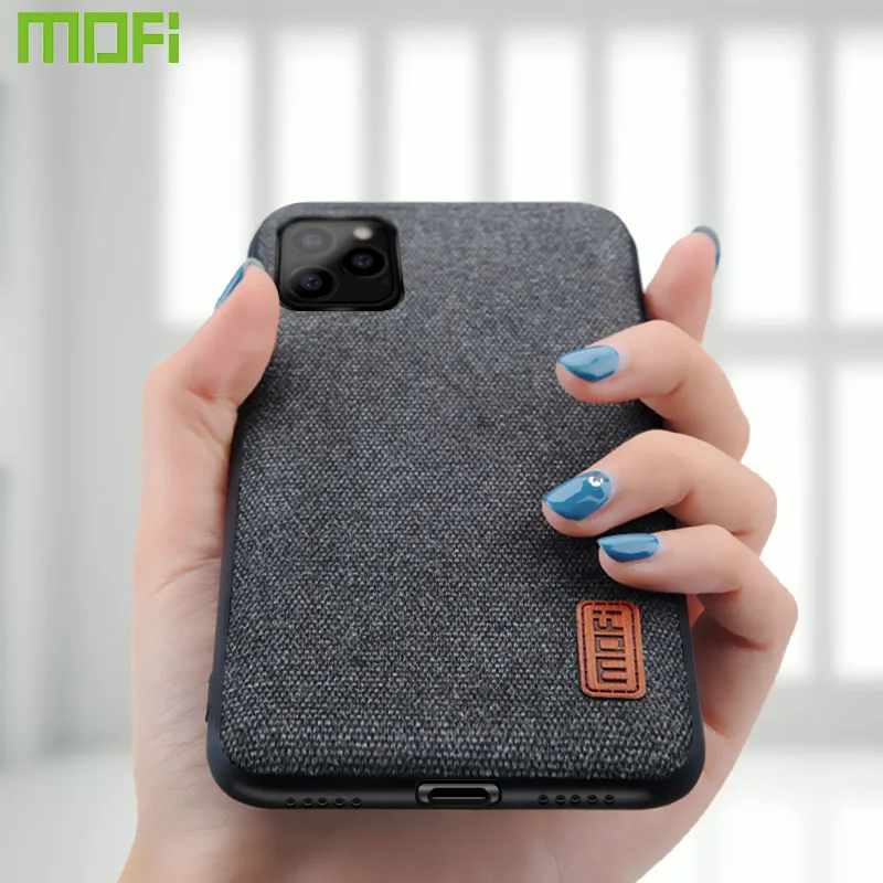MOFI Case For iPhone 11 Pro Max Fabric Cover Shockproof XS XR MAX Cases Silicone Capas | Мобильные телефоны и аксессуары