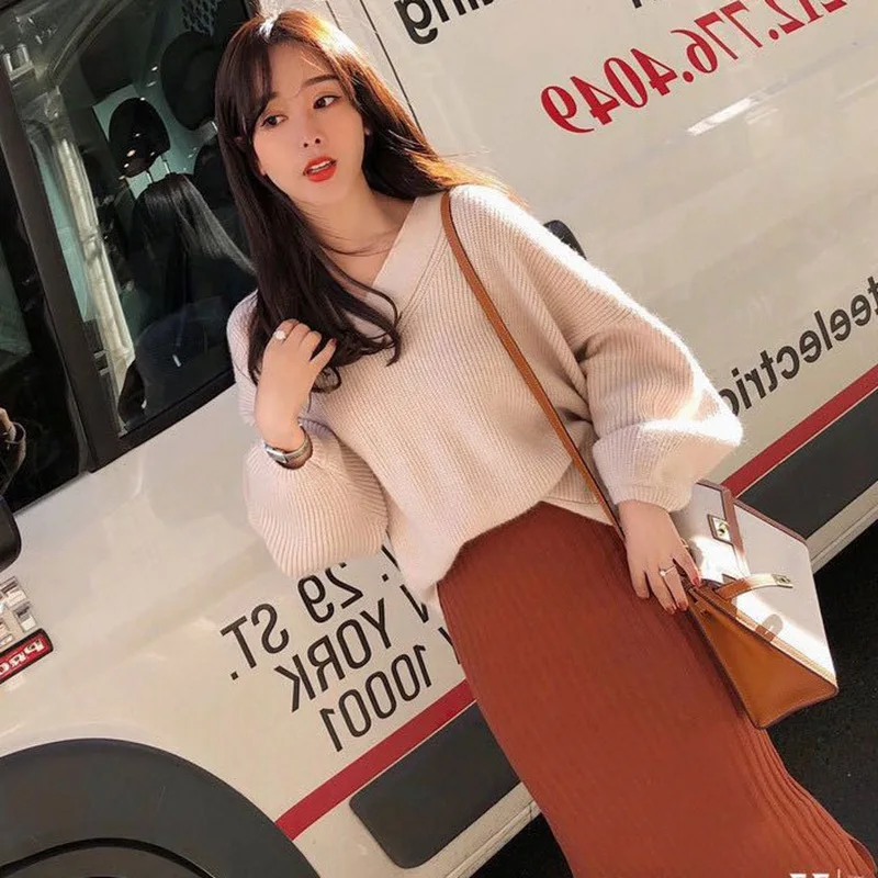 

Autumn Clothing Hong Kong Flavor Scheming Dress Outfit Women's Fashionable Small Fresh New Foreign Elegant Goddess Two-Piece Set