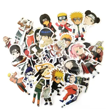 

30Pcs Naruto Japanese Anime Cartoon Stickers Waterproof Vinyl Decal for Laptop Helmet Bicycle Luggage Cars