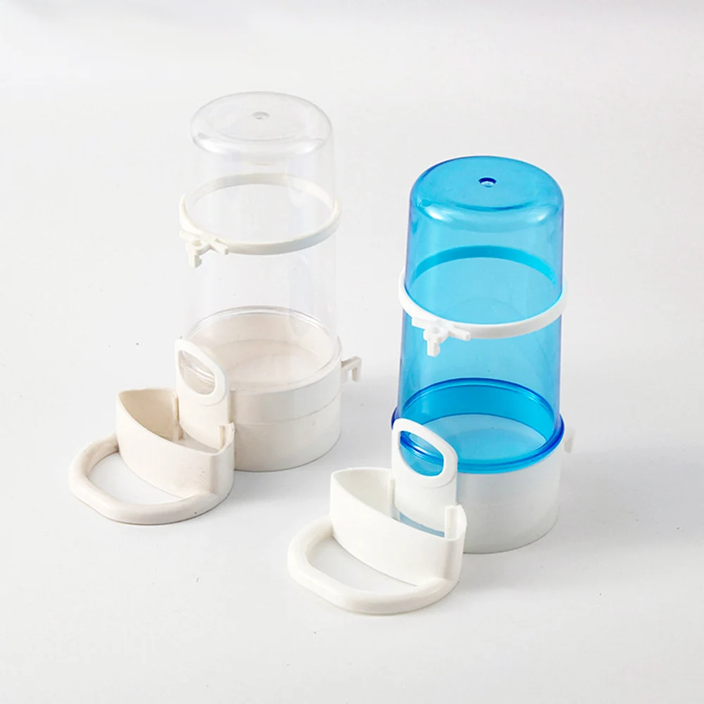 Alimentador de agua para pájaros, bebedero con Clip para mascotas, suministros para pájaros, dispensador de botellas, cuencos de taza para beber para mascotas, jaula para loros