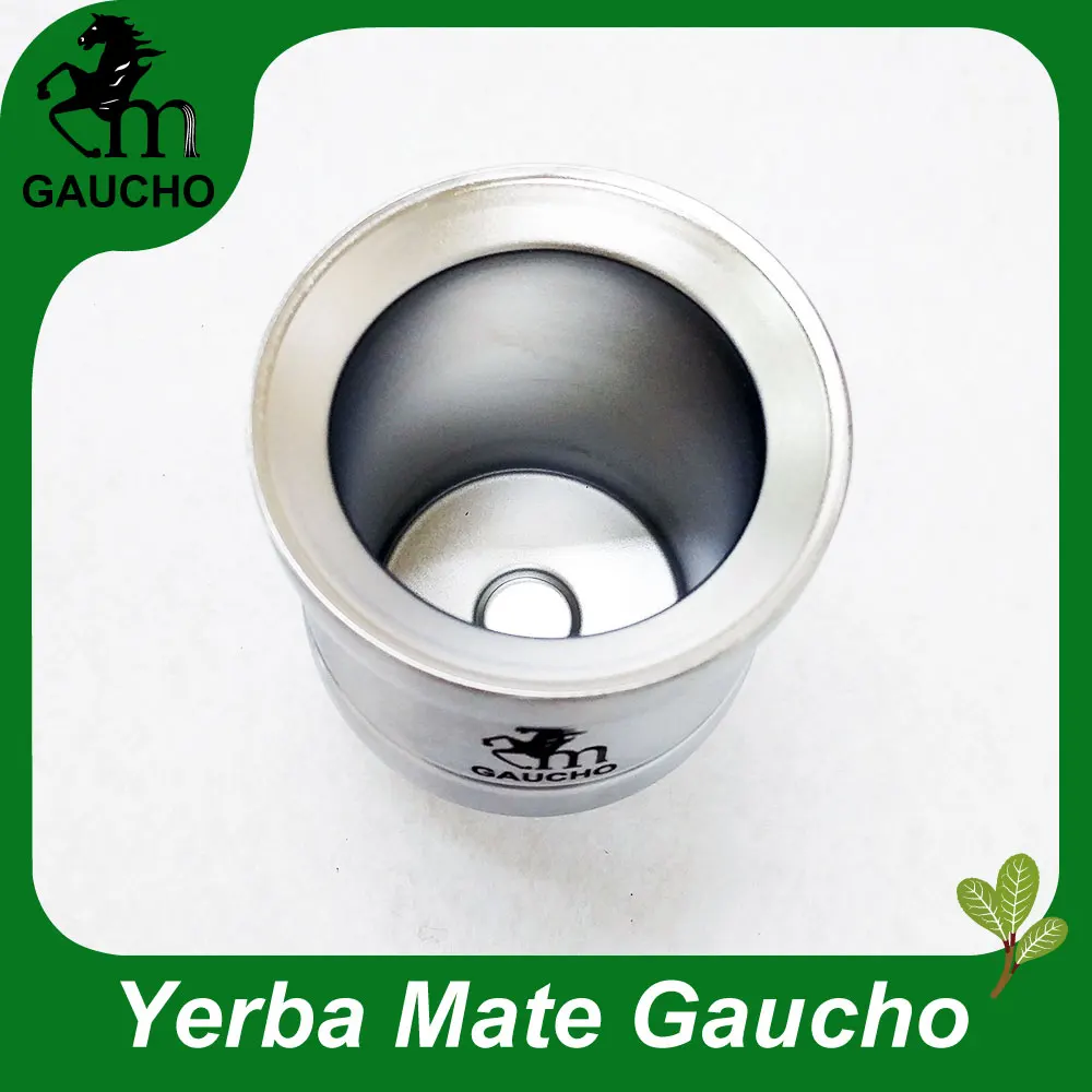 1 шт./лот, деликатный Yerba mate Gourds, нержавеющая сталь, Yerba mate, Calabash, с двойными стенками, теплоизолированный, легко держать, горячая распродажа, MT017-150