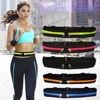 Waterproof Running Belt Hands-Free Waist Mobile Phone Belt With 2 Zipper Pockets Multi-color Elastic Fanny Pack Waist Bag Pouch 1
