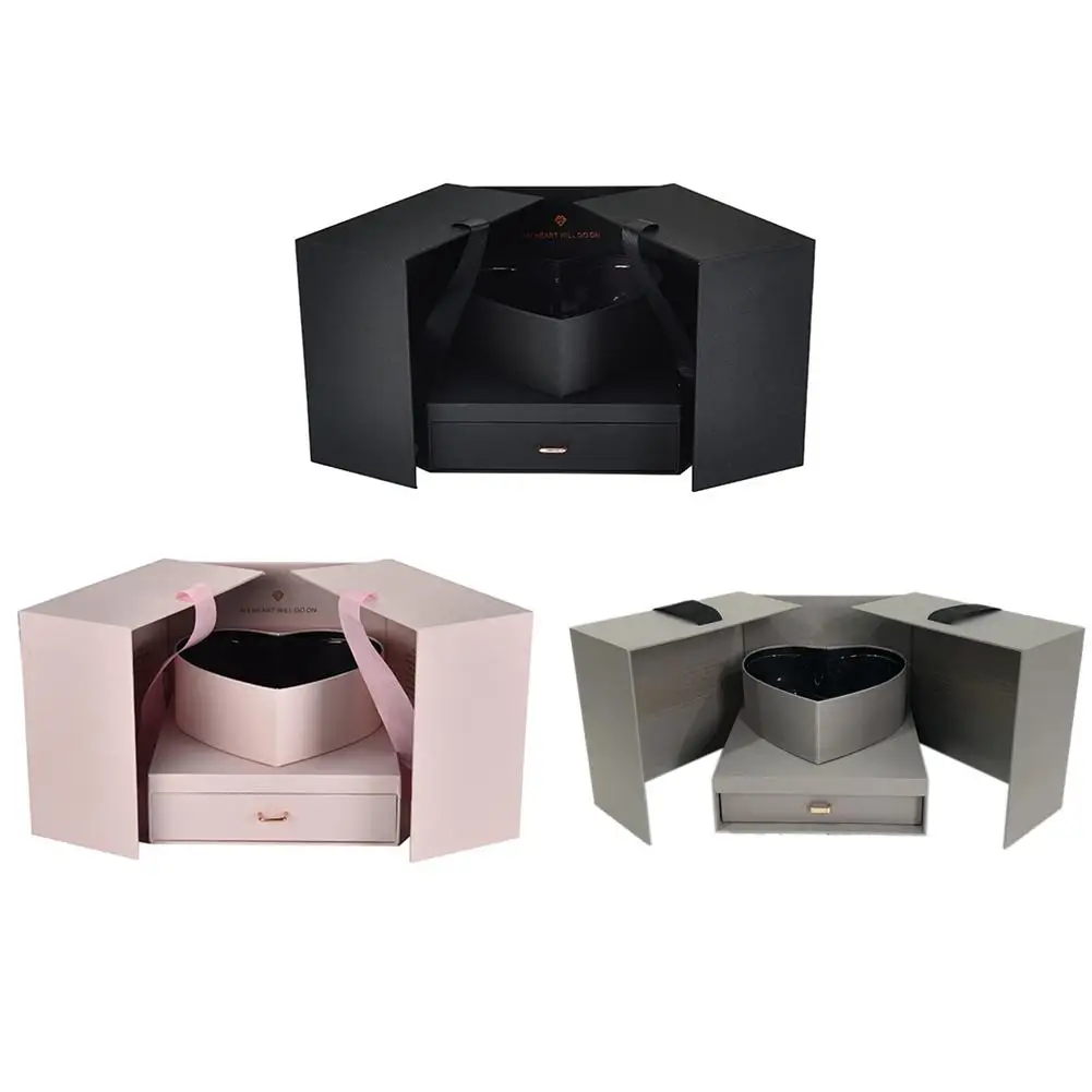 

Rose Flower Gift Box Surprise DIY Explosion Box Gift Set For Girlfriend Birthday Anniversary Wedding And Valentine's Day Gifts