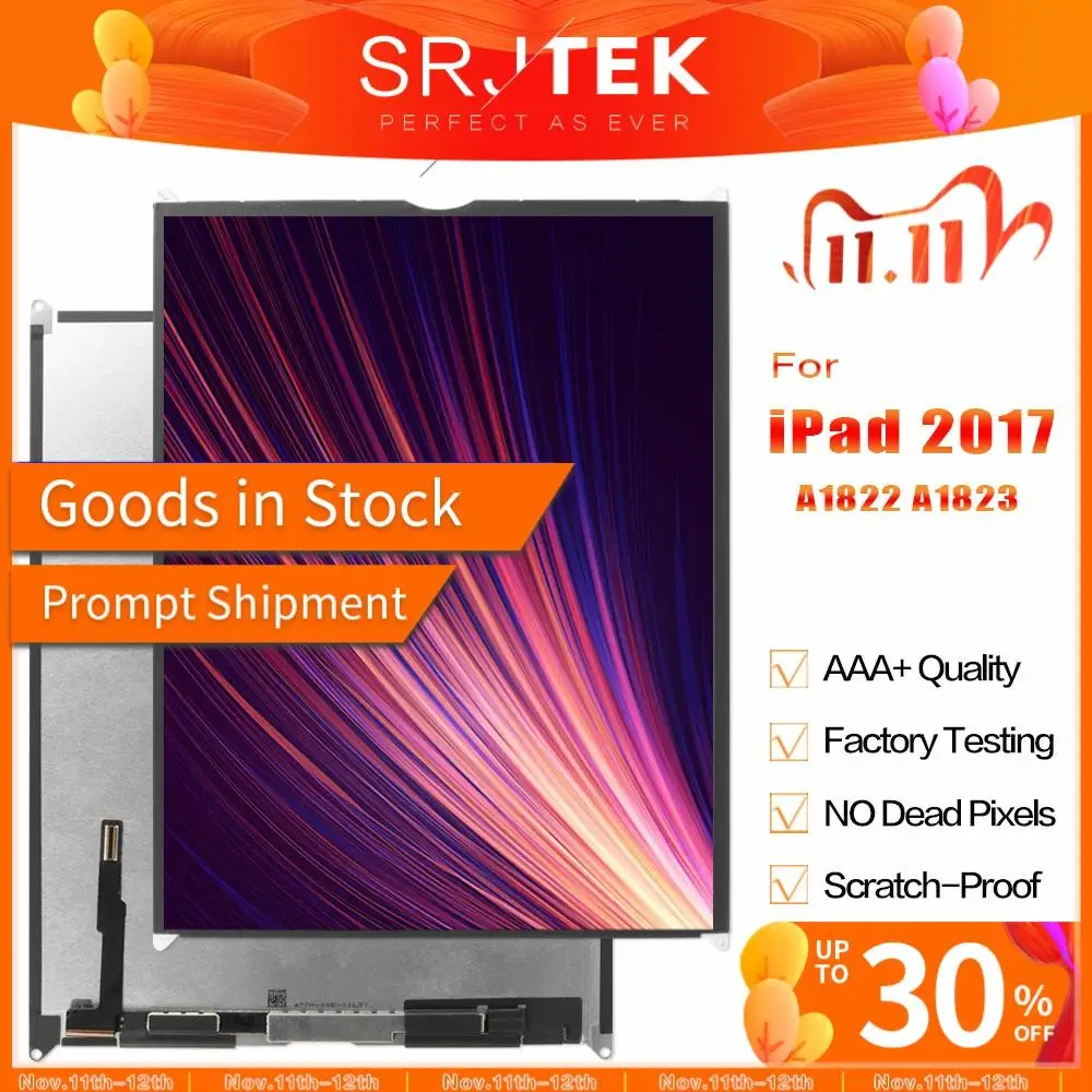 Écran LCD de remplacement, pour iPad 9.7 2017 A1822 A1823 iPad 2017 5 | AliExpress
