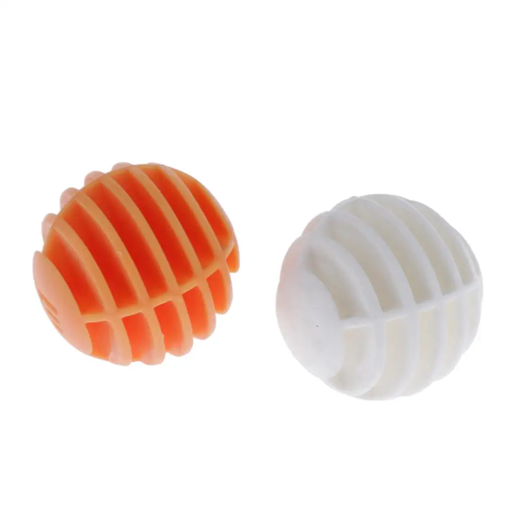 2pcs Lightweight Soft Sponge Rainbow Indoor Practice Golf Training Balls Home Office Plastic Golf Ball Golf Practice Balls