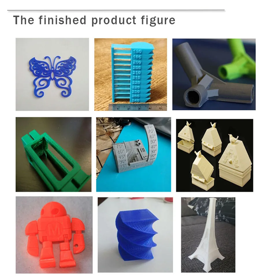 ABS нити для 3D принтера 1,75 мм 1 кг печатные материалы 3D пластиковые печатные нити черные