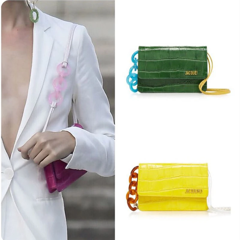 

Women Mini Tote Bag Crocodile Pattern Flip Messenger Crossbody Bag Female Simple Shoulder Bag Small Square Lady Handbag 2019 New