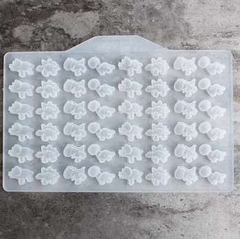 

Dinosaur Shape Pendant Transparent UV Resin Silicone Molds Combination for DIY Craft Making Finding Accessory
