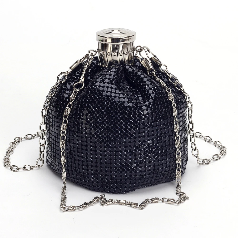 Women Sequin Chain Shoulder Bags Luxury Designer Crossbody Bag For Female Ladies Fashion Handbags Girls Messenger Pack 2021 New
