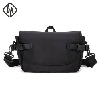 

Hk Shoulder Bag Men's Canvas New Fashion Messenger Bag Young Leisure Retro Casual Street Package Hot Selling Bags Male Mochila