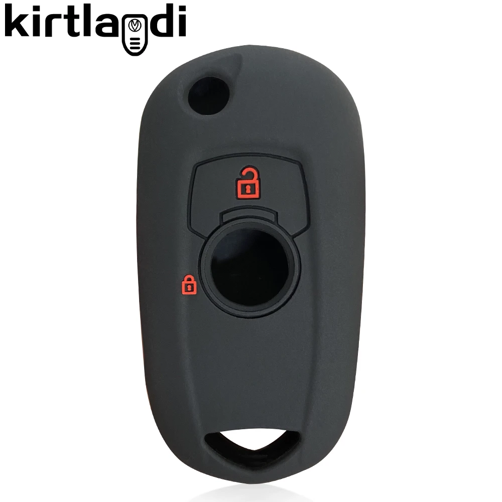 Silicone Key Case Remote Skin Car Key Cover For Opel Vauxhall Astra K Corsa E 2015-2 Button Holder Keychain Accessories